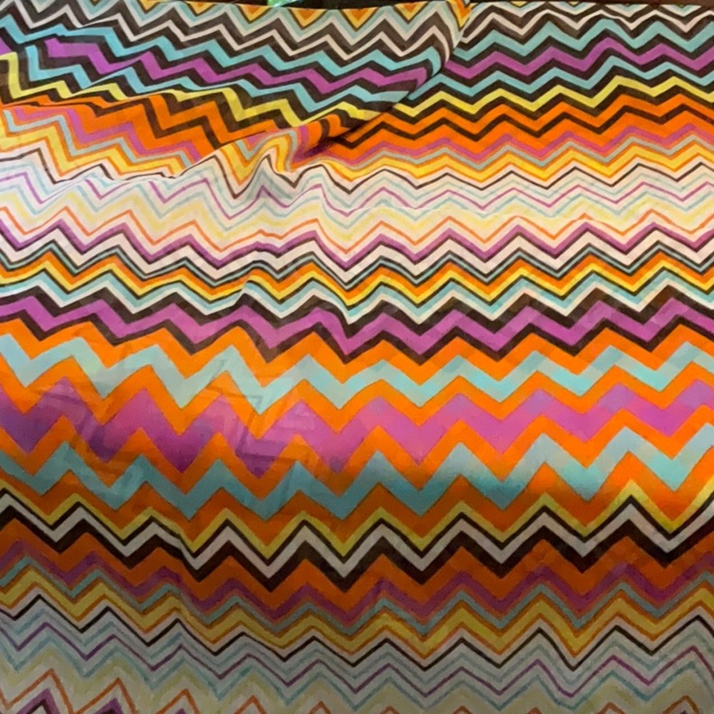 Wonderful fabric ready for creative design.  Polyester like light chiffon.